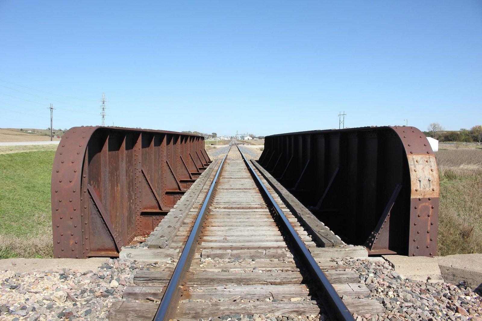 Looking north